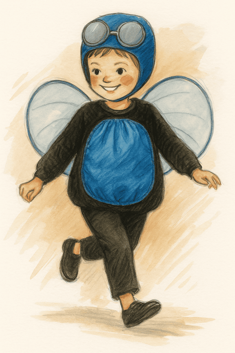 Fly Costume for Kids – Free Sewing Pattern for Beginners