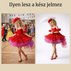 Gyerek farsangi jelmez szabásminta – INGYENES