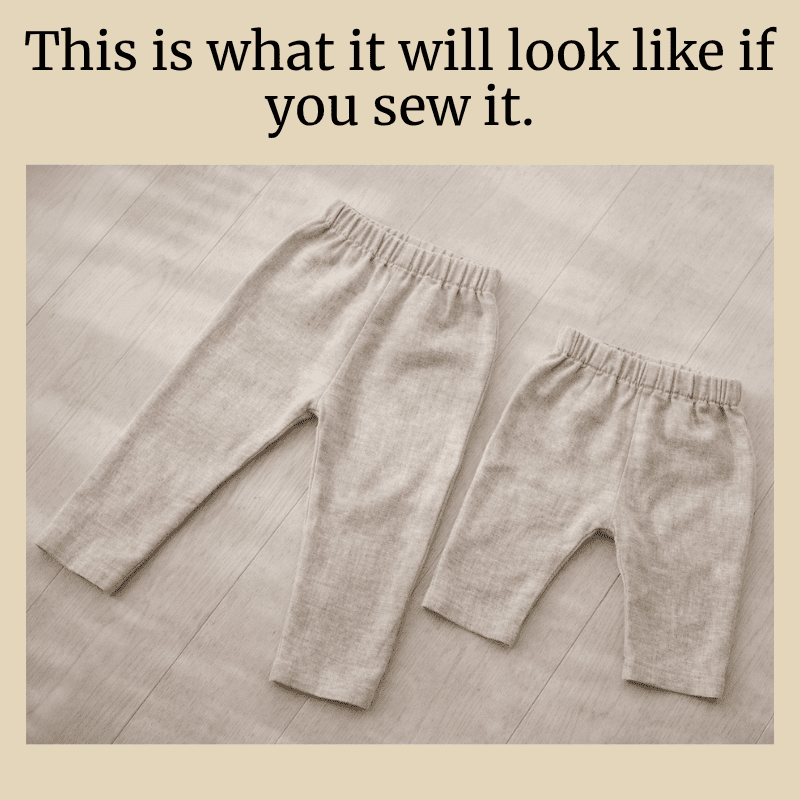 Free Children’s Pants Sewing Pattern PDF | Baby & Toddler Sizes - Image 2