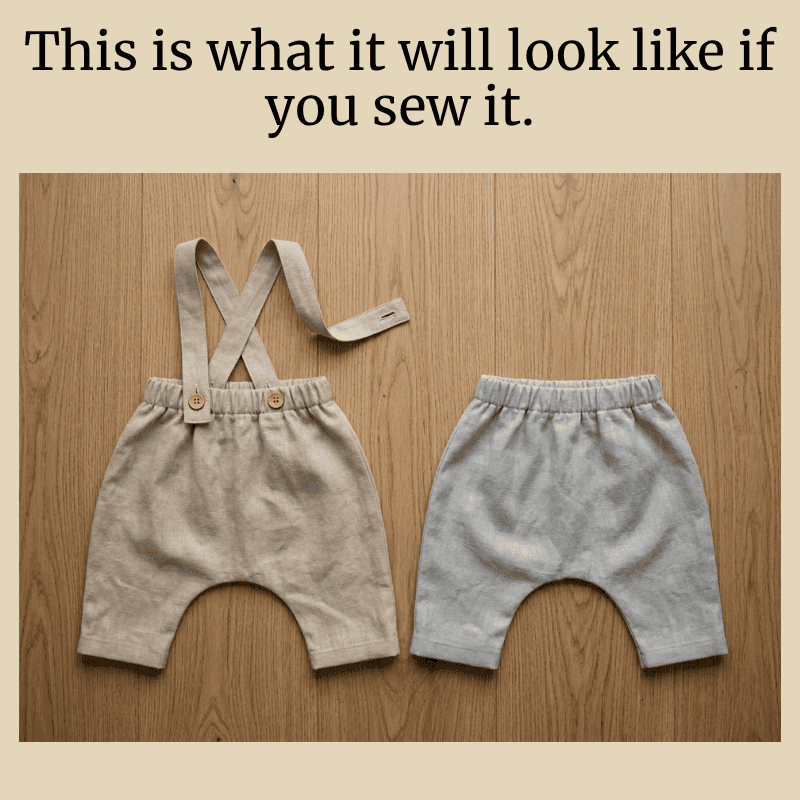 Free Toddler Pants Sewing Pattern PDF - Image 2