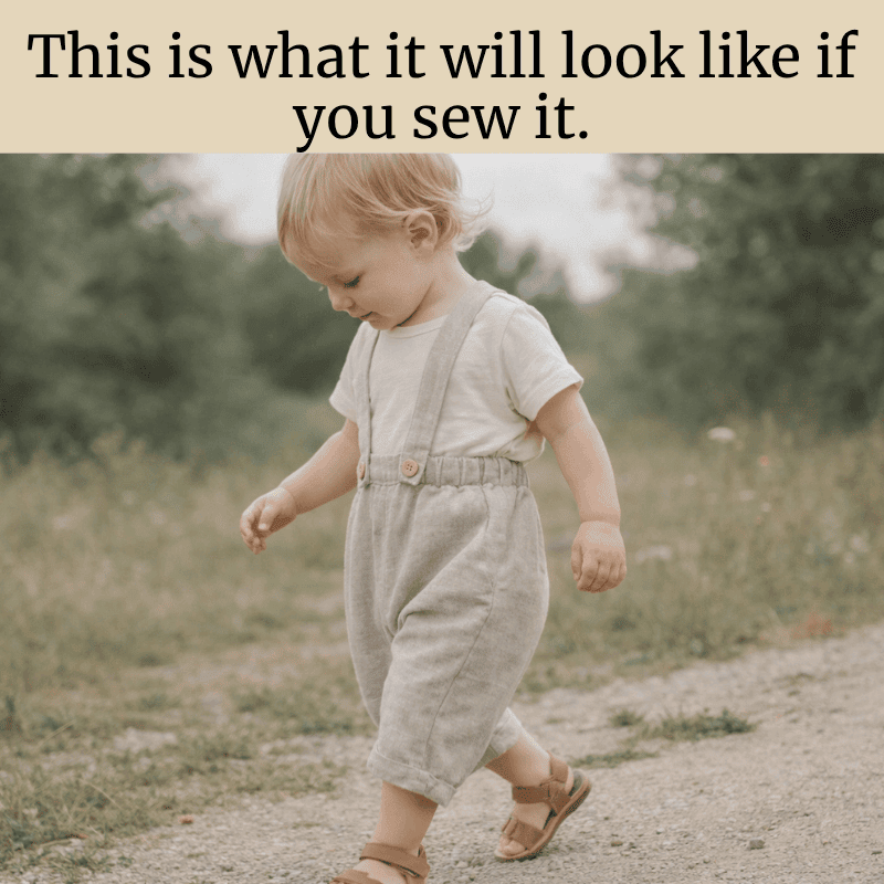 Free Toddler Pants Sewing Pattern PDF - Image 3