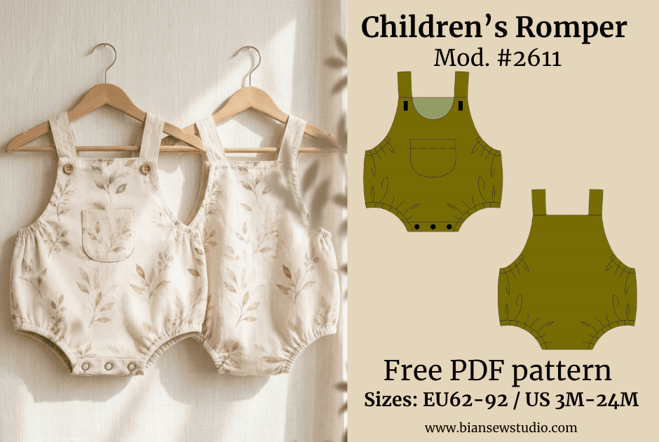 toddler romper handmade