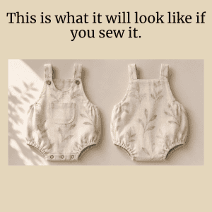 Free Baby Romper Sewing Pattern (3M–24M)