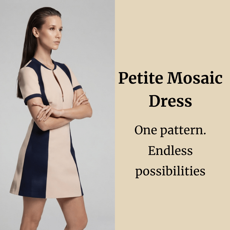 Petite Mosaic Dress Sewing Pattern - Image 2