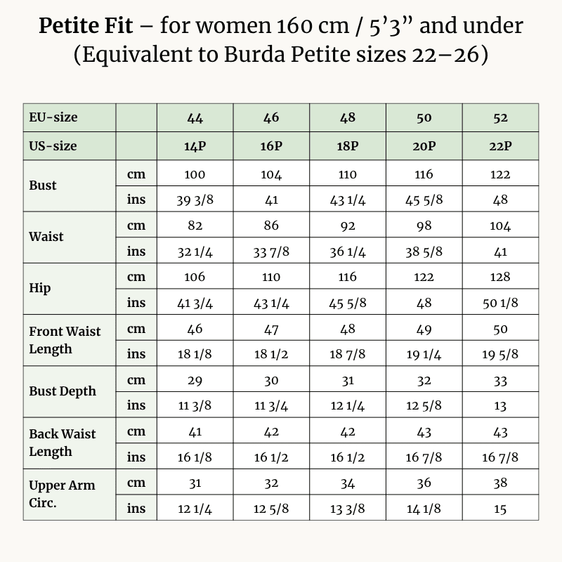 Carmen Dress – Petite Plus Size Sewing Pattern - Image 11