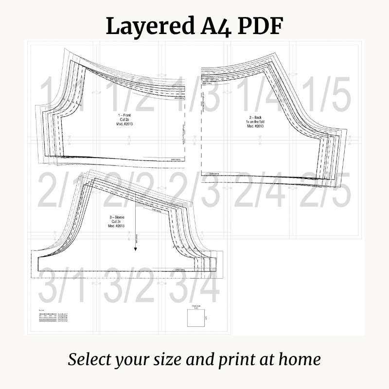 Carmen Dress – Petite Plus Size Sewing Pattern - Image 4