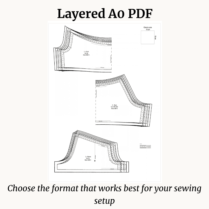Carmen Dress – Petite Plus Size Sewing Pattern - Image 5